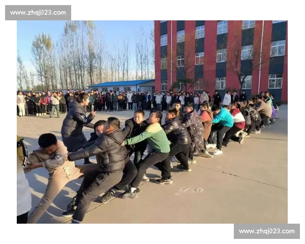 凝心聚力勇争一流激情飞扬的校园拔河比赛纪实报道团结拼搏展现青春风采